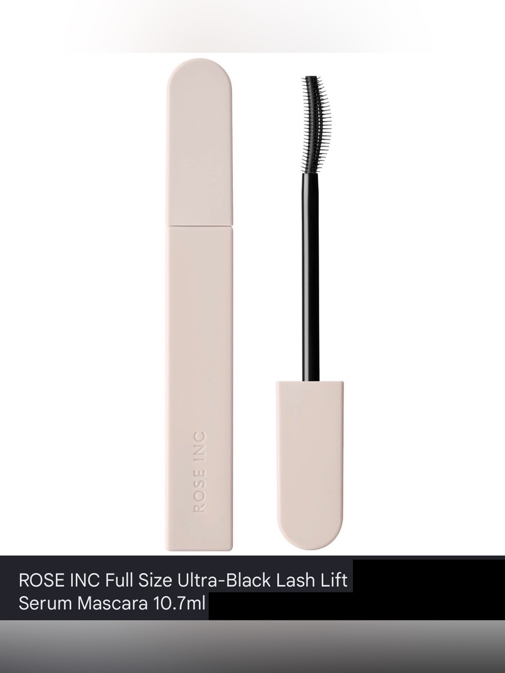 Rose Inc Ultra-Black Lash Lift Serum Mascara
Black, 10.7 ml NWT